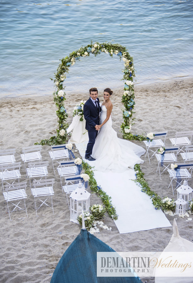Beach Wedding In Riviera Ligure Wedding On The Way